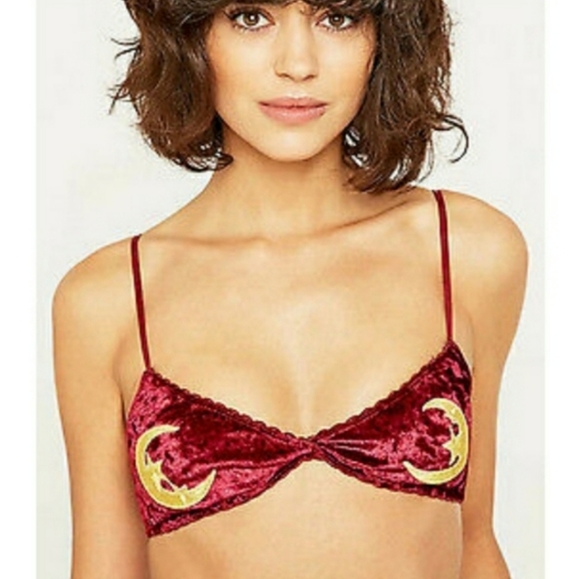 Urban Outfitters | I-Heart Moon Applique Bra - Picture 2 of 8
